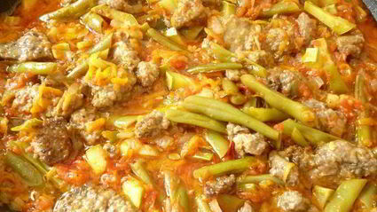 куриная печень с овощами в кисло-сладком соусе