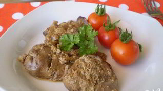 Куриная печень в сливках в мультиварке