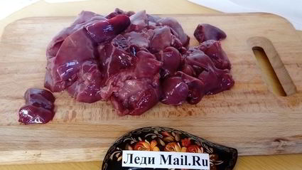 куриная печень в сметанном соусе