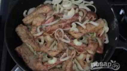 печень баранья в сметане