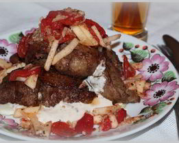 Печень фламбированная