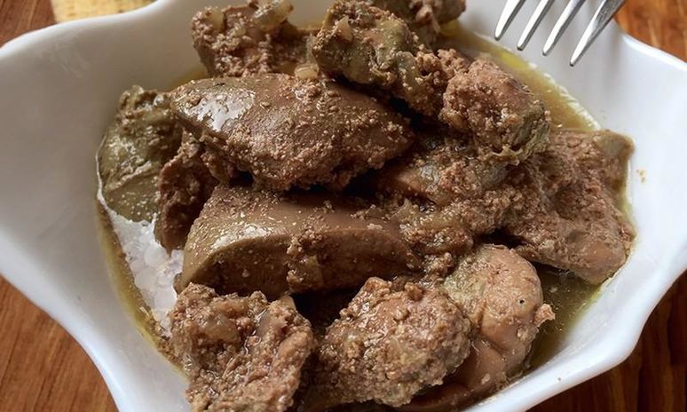 Рецепт печени индейки тушеная