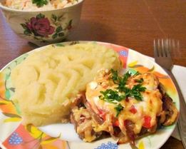 Печень по-итальянски