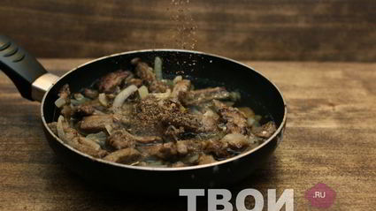 печень с луком