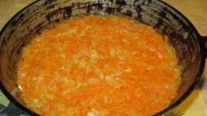 печень с морковью и луком