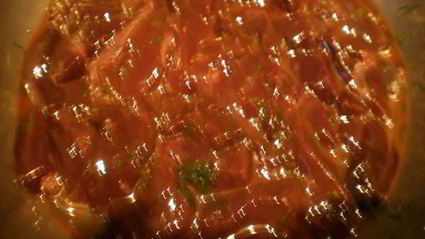 печень с яблоками и черной смородиной