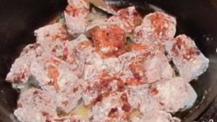 печень, тушенная в молоке