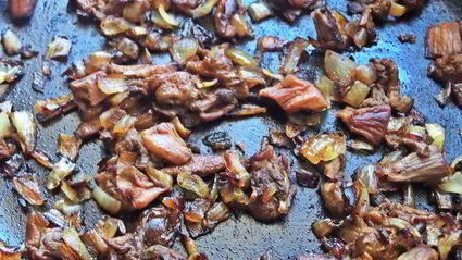 печень в беконе с картофелем