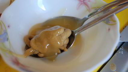 печень в пряной медовой глазури