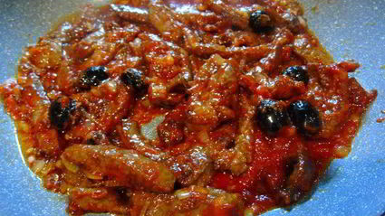 печенка в пикантном соусе