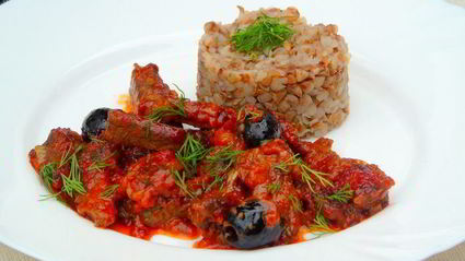 печенка в пикантном соусе