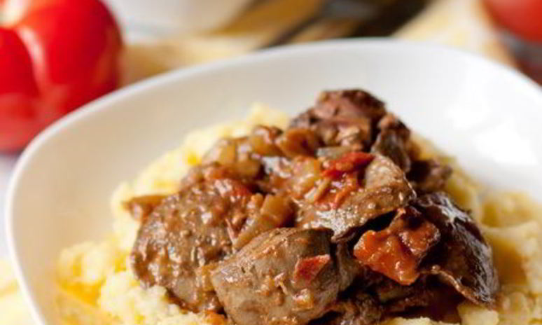 Рецепт утиной печени с томатами и бальзамическим уксусом