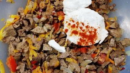 запеченные куриные грудки с печенью