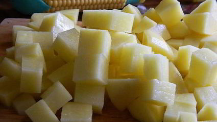 жареная картошечка с печенью