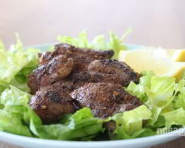 Жареная куриная печень