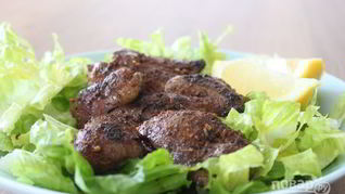 Жареная куриная печень