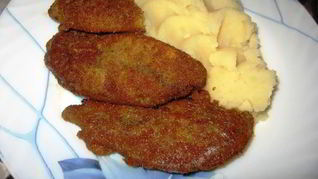 Жареная печень дикой козы