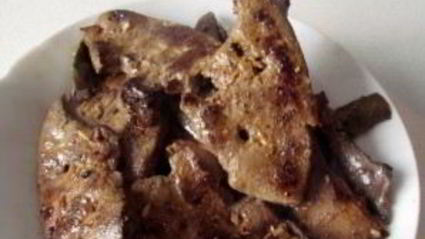 жареная телячья печень