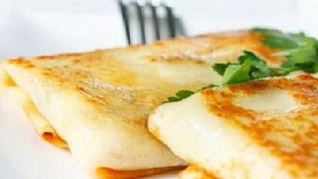 Блинчики с начинкой из куриного мяса