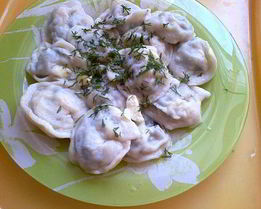 Грибные пельмени с грибами