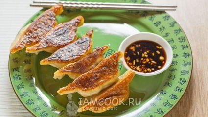 китайские жареные пельмени