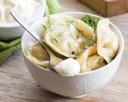 Пельмени с говядиной и свининой