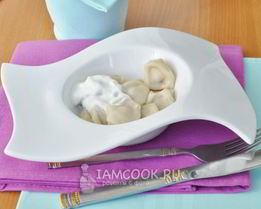 Пельмени с куриной грудкой и свиным фаршем