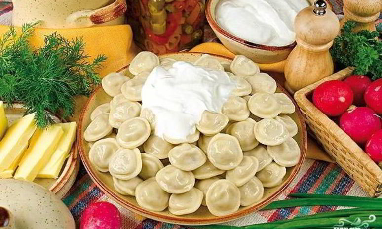 Рецепт пельменей с творогом и зеленым луком