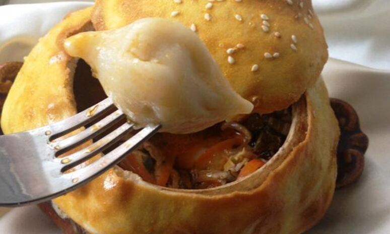 Рецепт пельменей в горшочках