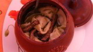 Пельмени в горшочке