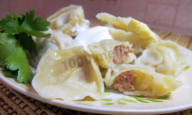 Рецепт свиных пельменей из свинины