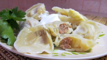 свиные пельмени из свинины