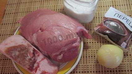 свиные пельмени из свинины