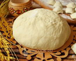 Тесто для пельменей на сухом молоке и яичном порошке