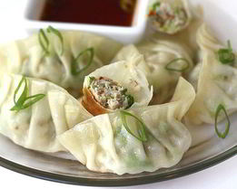 Японские жареные пельмени