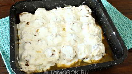 жареные пельмени в духовке