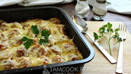 жареные пельмени в духовке