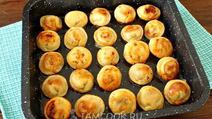 жареные пельмени в духовке