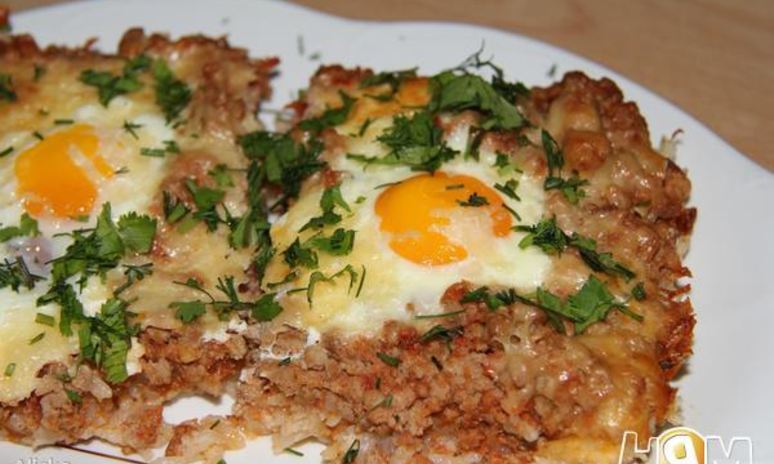 Рецепт джамбалайя — риса с фаршем и яйцами запеченные