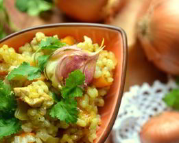 Легкий южный плов с зирой и курагой