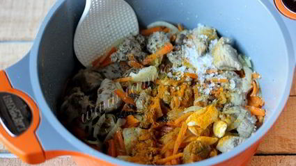 ложный плов из пасты орзо