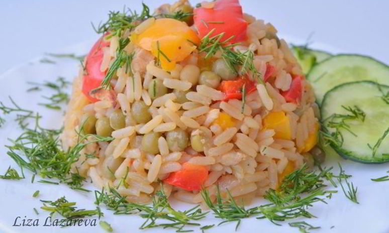 Рецепт паэльи с курицей и овощами