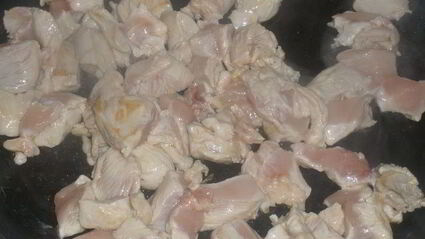 паэлья с курицей и овощами