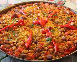 Паэлья со свининой