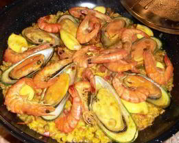 Паэлья в воке