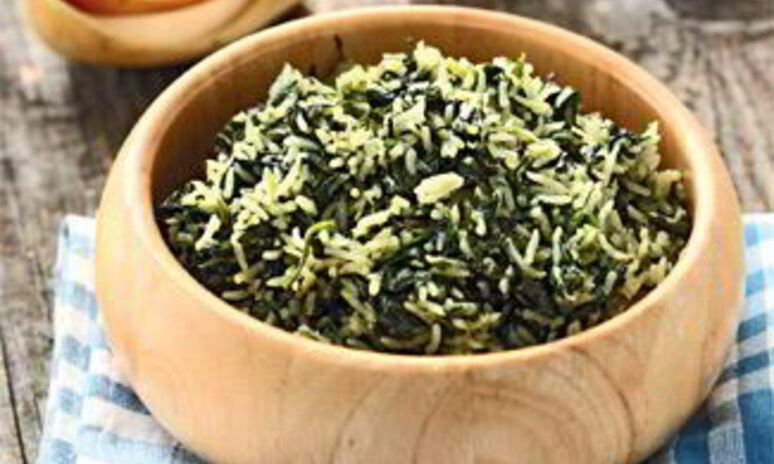 Рецепт пилава со шпинатом