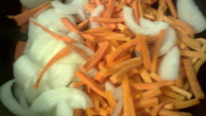 плов фантазия с мясом и грибами