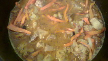 плов фантазия с мясом и грибами