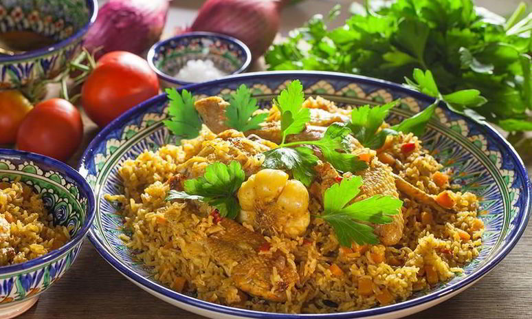 Рецепт плова из бурого риса с курицей