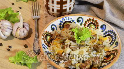 плов из говядины